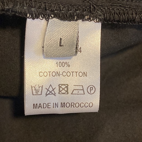 NWT DIEGA *black* blouse size large - Picture 9 of 10